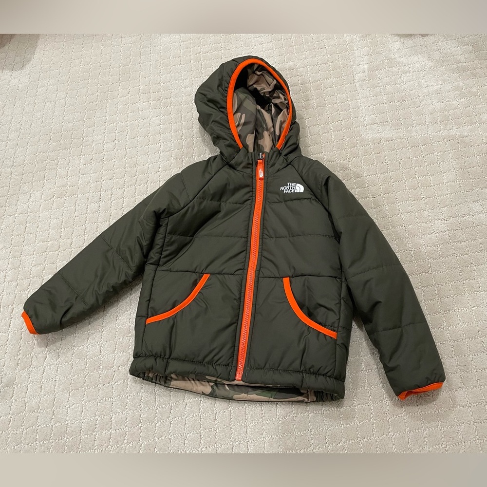 The North Face 3T Winter Jacket Reversible Perrito Hooded Jacket
